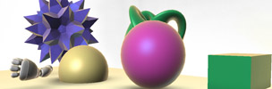 Screen space ambient occlusion rendering test